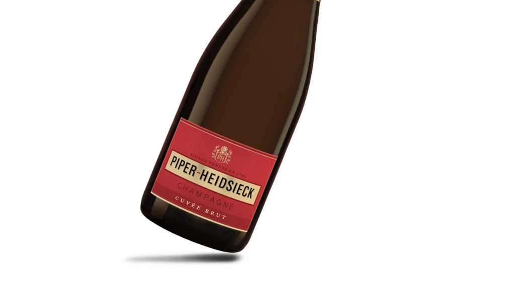 Bottle of Piper Hiedsieck Champagne