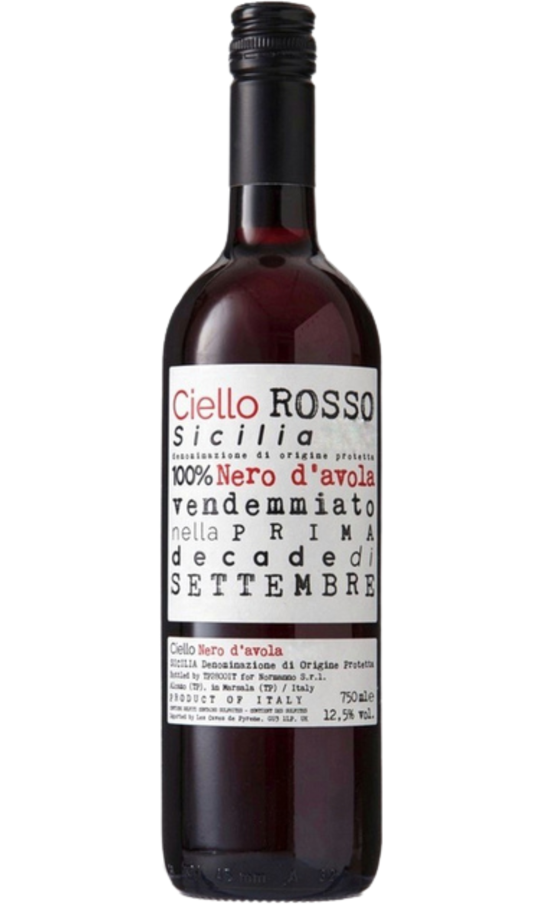 Cantina Rallo, Ciello Rosso, Nero d'Avola Organic