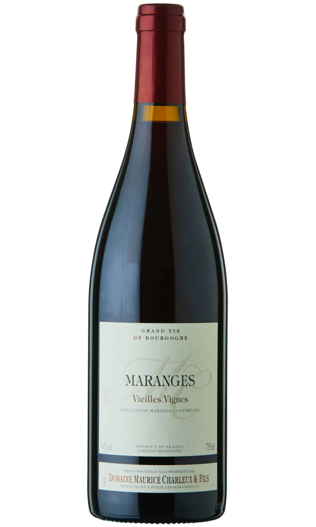 Domaine Maurice Charleux, Maranges Vielles Vignes, Rouge 2022