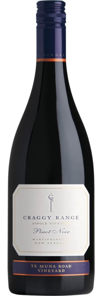 Bottle of Craggy Range Te Muna Road Pinot Noir New Zealand