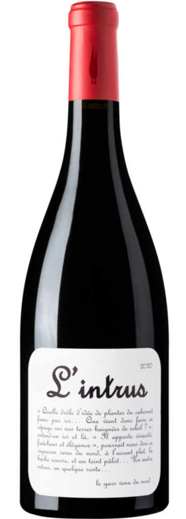 Bottle of L'Intrus, the Intruder, red wine from Maison Ventenac
