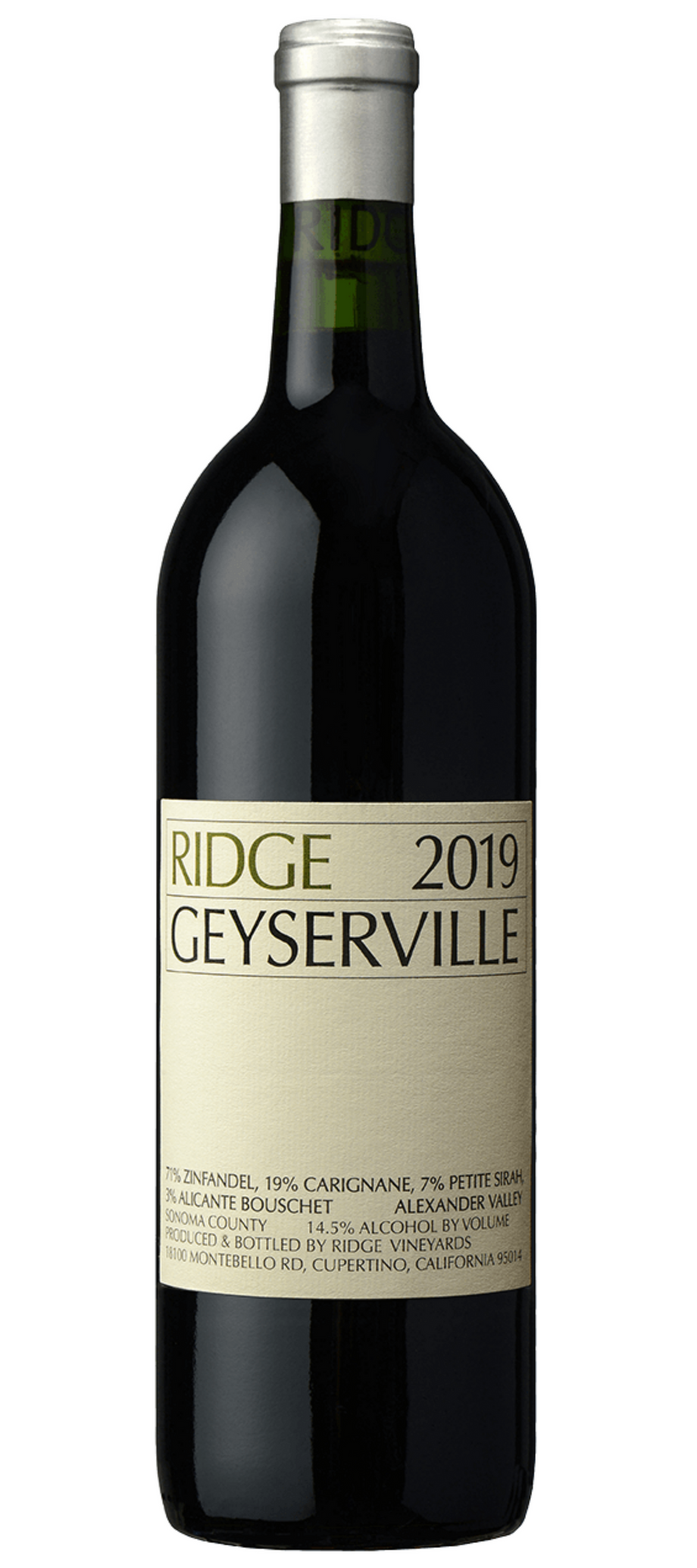 Wine Region Vintage Ridge Winery Ridge, Geyserville Zinfandel - Main Image