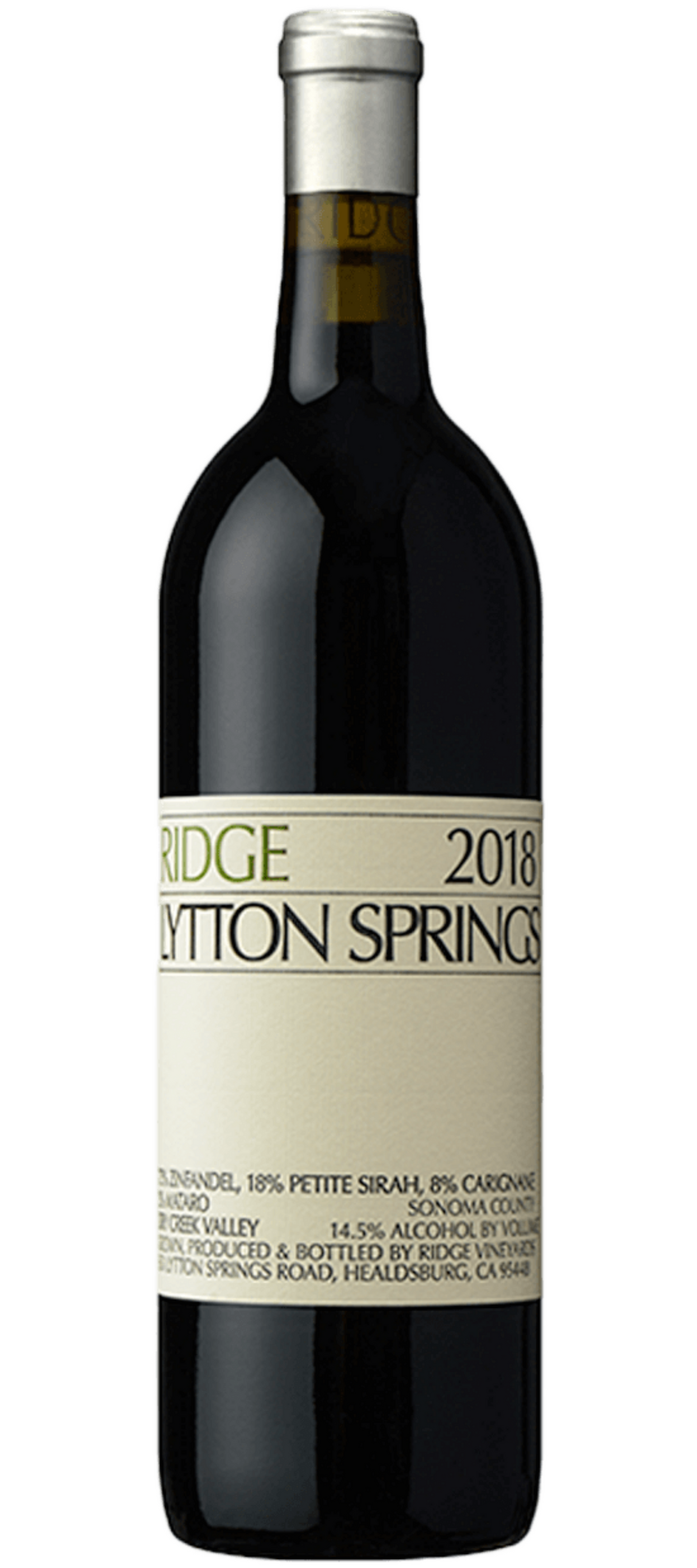 Ridge, Lytton Springs Zinfandel, Santa Cruz Mountains 2020