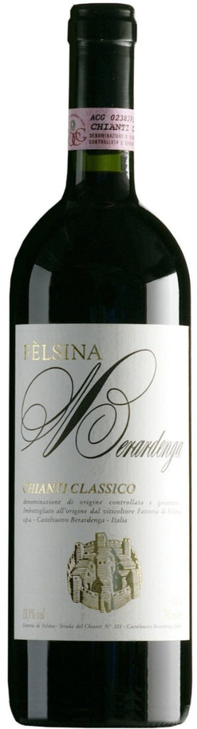 Bottle of Felsina Berardenga Chianti Classico Red Wine