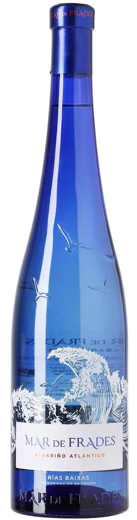 Mar de Frades Albarino, the Spanish white wine in the blue bottle